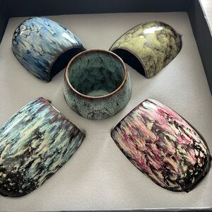 Ceramic Asian Cup Set by Sweet Moment